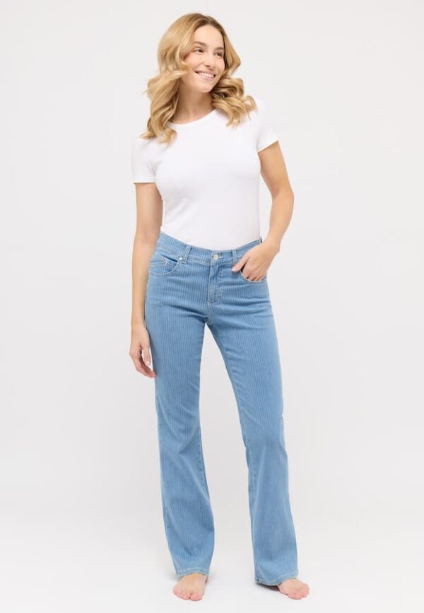 Angels LENI FLARED Bleached blue - Afbeelding 3